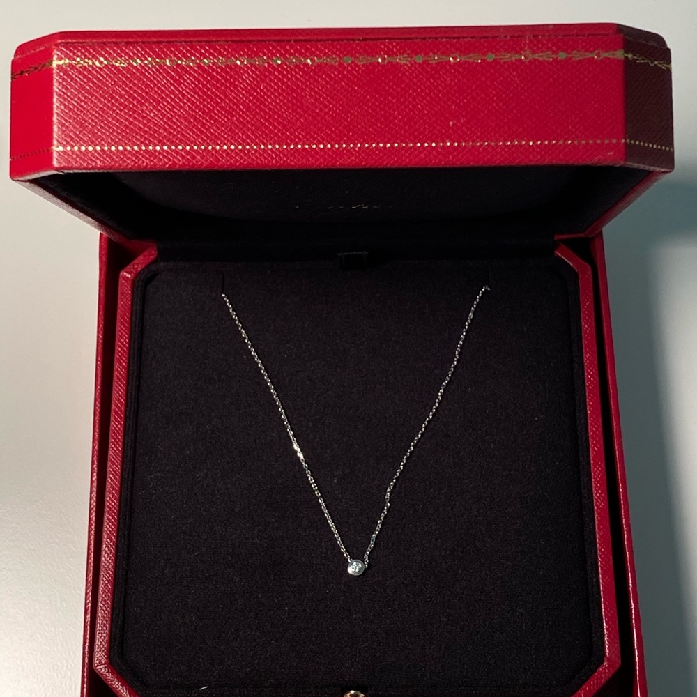 Cartier White Gold Necklace (with certificate)